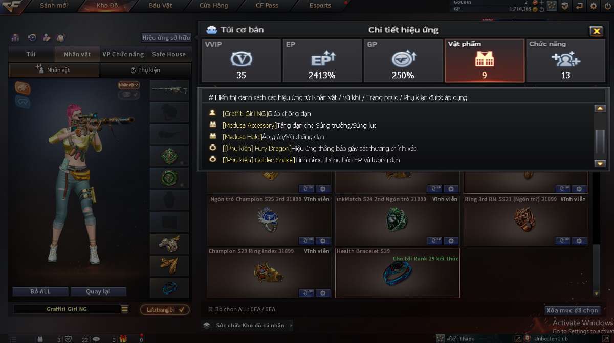 shop acc cf uy tin gia re